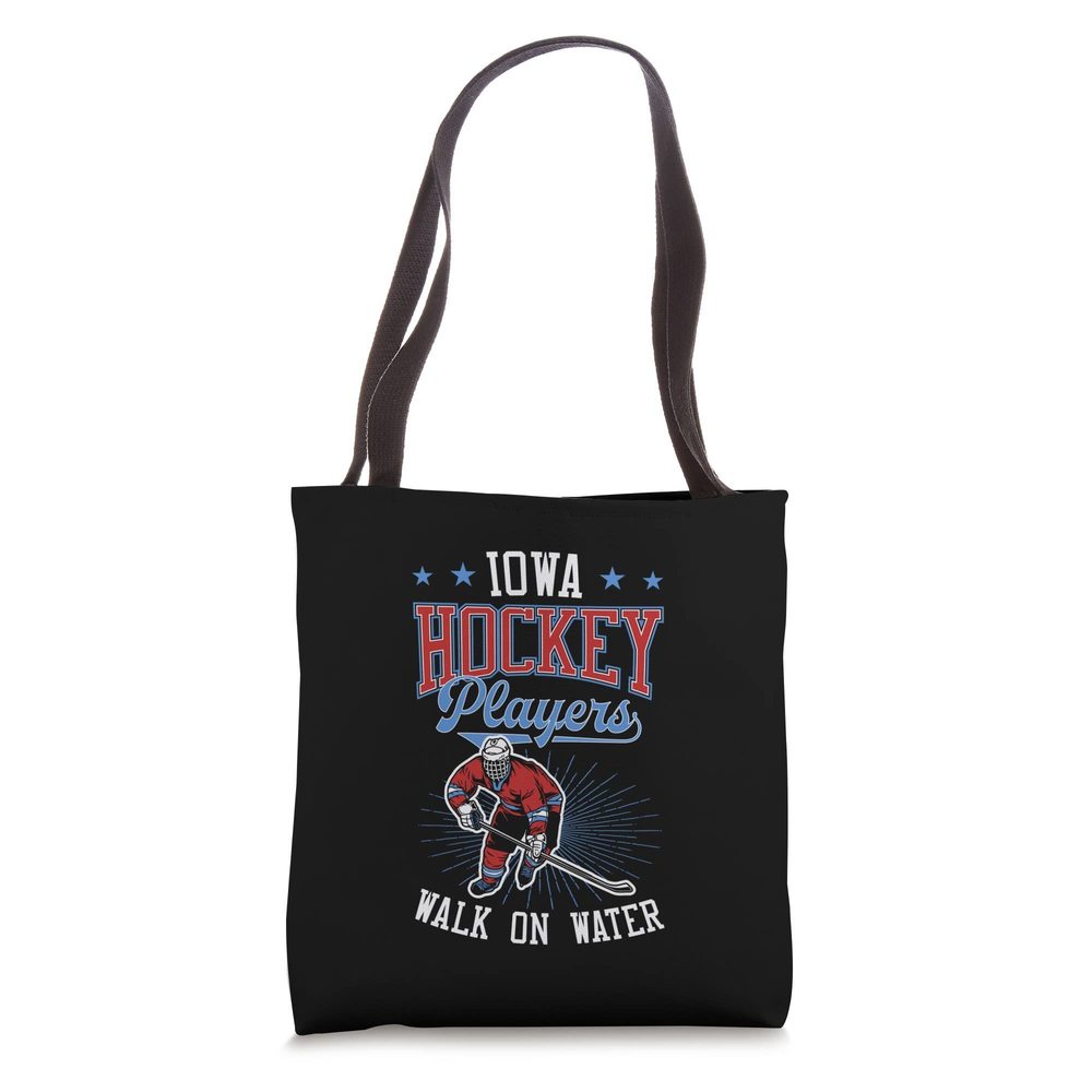 Iowa Hockey Players Walk On Water Local Love Pride Tote Bag -_-
